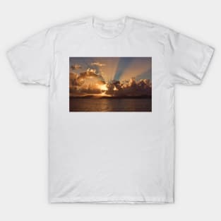 Sunrise off the Coast of St. Lucia T-Shirt